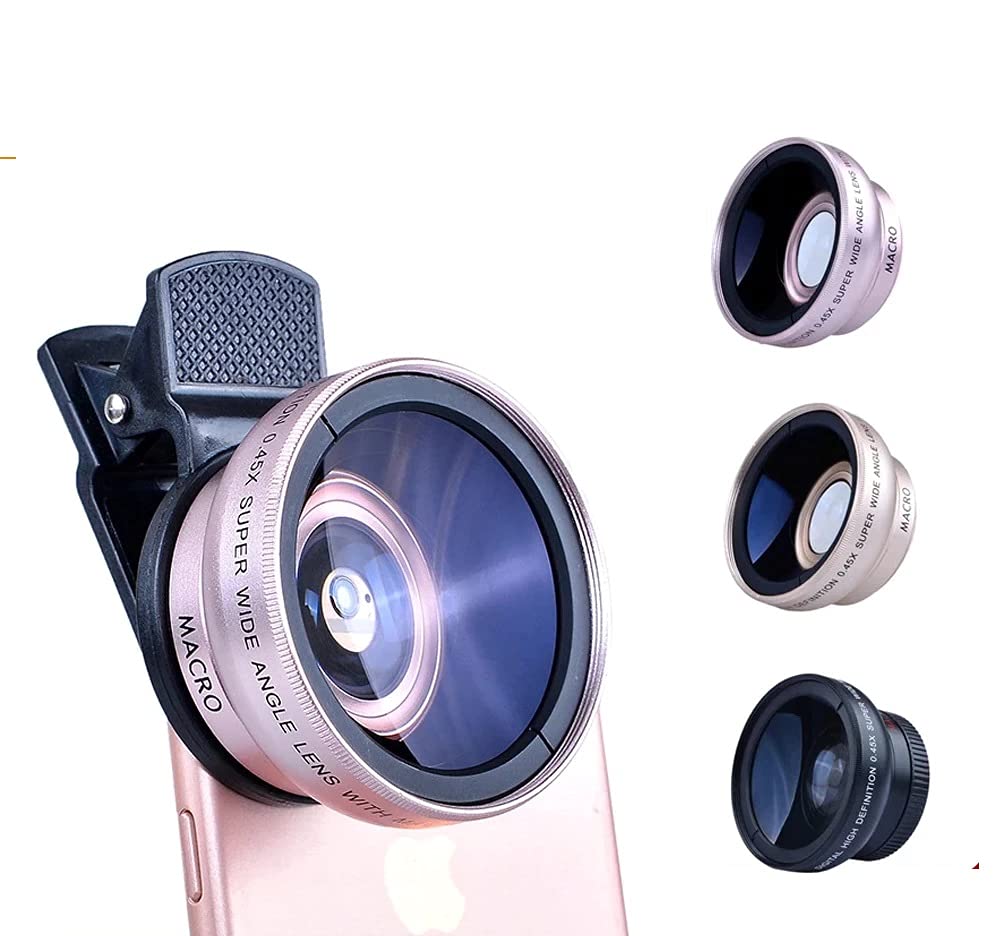 L-1S 2 in 1 Camera Lens Kit with 0.45X Wide Angle Lens + 15Xro Lens for All Smartphones & Tablets with 1 Year Warranty-picture-33