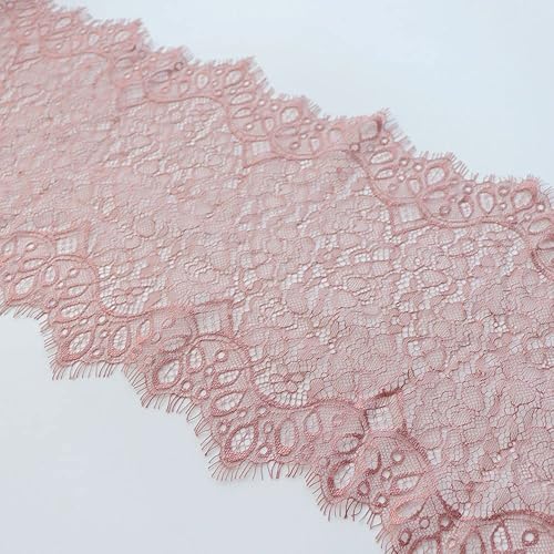 Miniatura 3 de Pestañas de encaje de 9.8 ft, tela de camafeo que no se decolora fácilmente y es duradera, adecuada para manualidades, vestido de boda, lencería,