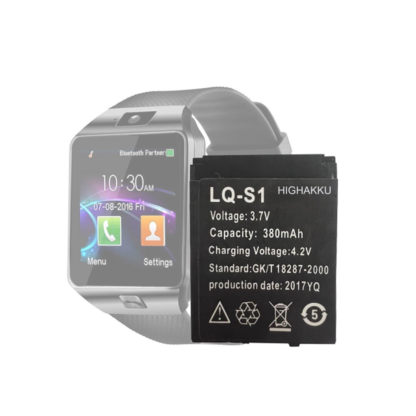 HIGHAKKU Ersatzakku Batterie G025J-B kompatibel mit Google P
