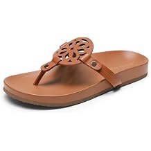 DREAM PAIRS Platform Flip Flops for Women Arch Support Soft Cushion Comfortable Dressy Thong Sandals Slippers for Summer Vacation Walking