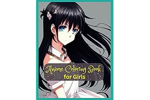 Anime Coloring Book for Girls: Perfect Gift for Tween and Teen Girls Age 12-16