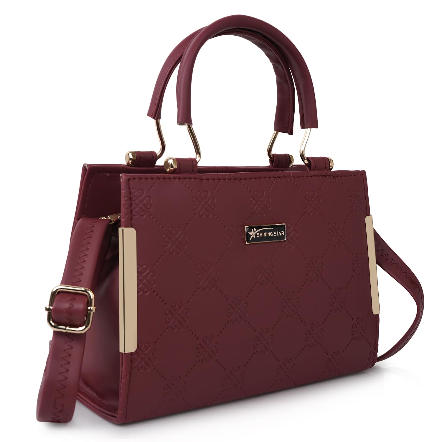 Shining Star Synthetic Leather Womens Satchel Bag | Ladies Purse Handbag | Women bags (BLUE) (B0CM9TS52H) Amazon Price History, Amazon Price Tracker