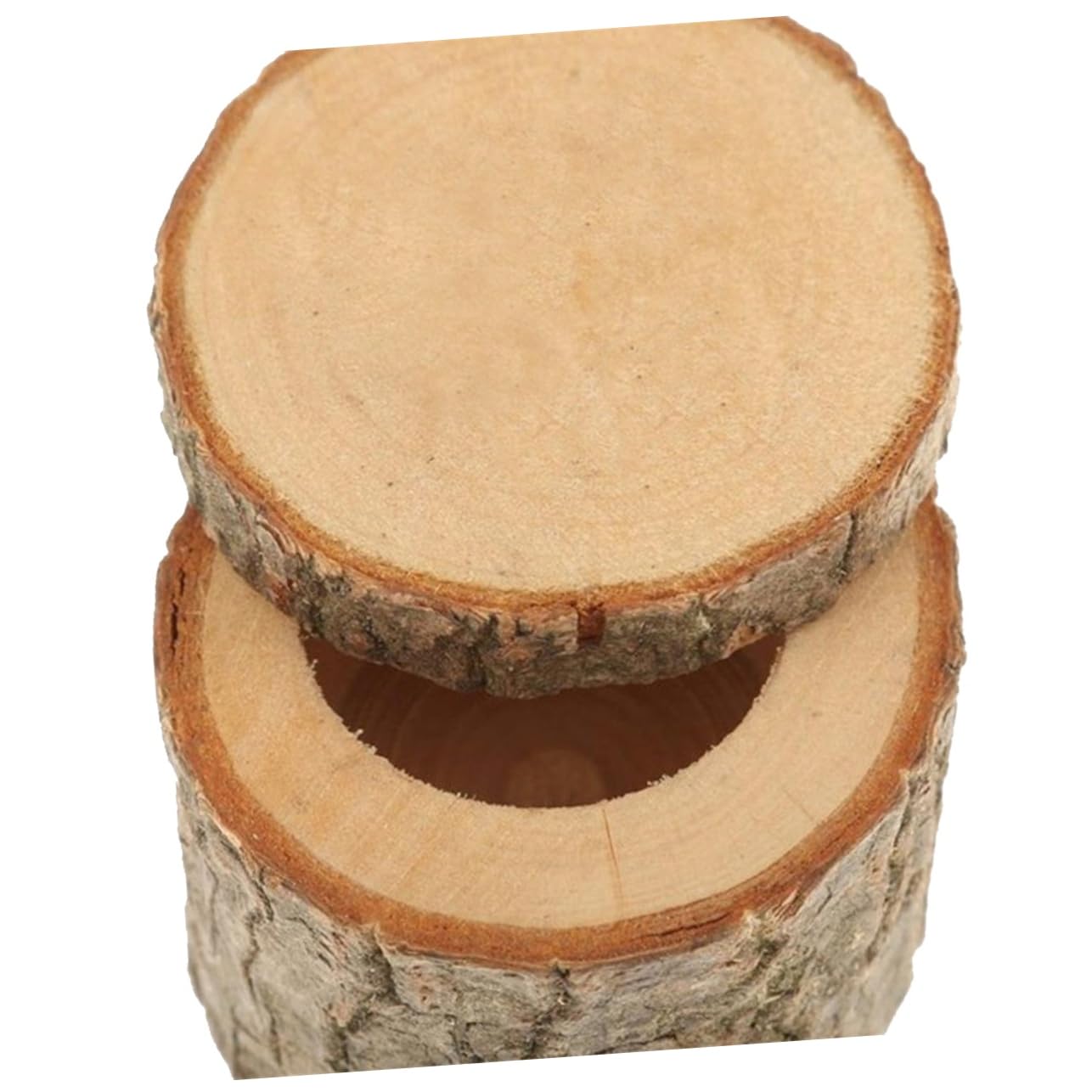 Abaodam 3pezzi Scatola Per Anelli Legno Rustico Con Coperchio Portafedi Per Matrimonio Fidanzamento e Proposte Romantiche Elegante Scatola Vintage Per Gioielli Di Adatta Per Cerimonie