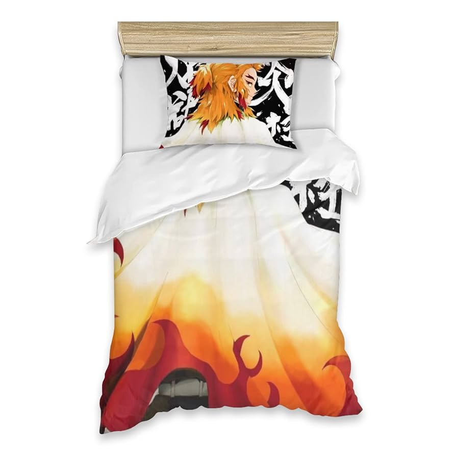 値下げ！鬼滅の刃 掛布団カバー&amp;敷布団カバー ２点セット Amazon｜鬼 滅 刃 布団カバー 2点セット 掛け布団カバー