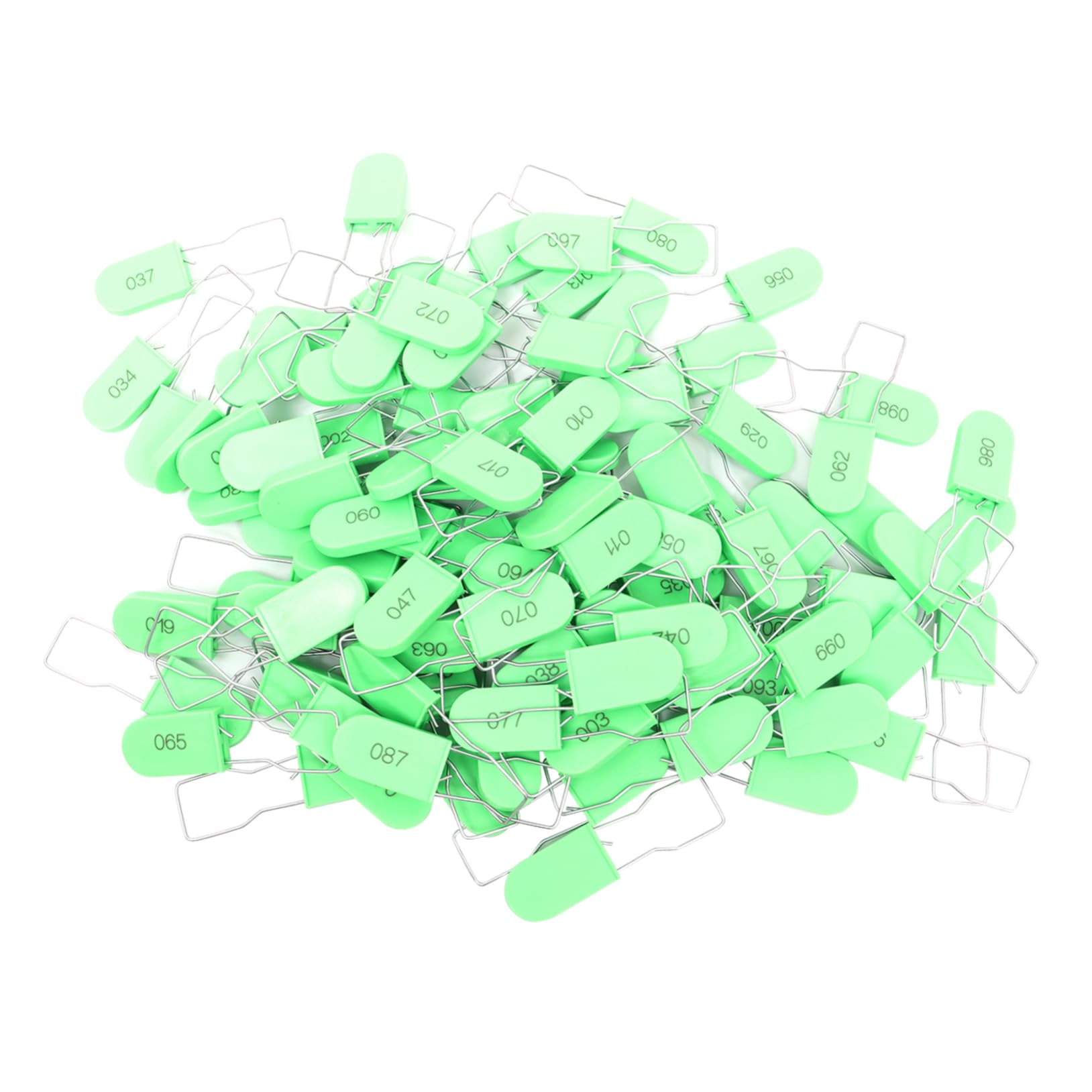 Gatuida Tamper Evident Stickers 100pcs Plastic Tags Padlock Data Cable Organizers Wire Organizer Safety Seal