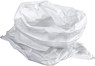 HaGa® Saco de arena (65 x 135 cm, 10 unidades), color blanco