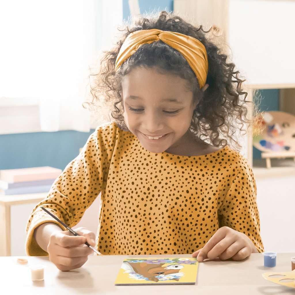 Ravensburger CreArt 23999 Horse with Flowers, Painting by Numbers from 9 Years, Painting Set with Frame, Brush and Acrylic Paints, Gift for Girls and Boys, with Glitter and Stickers