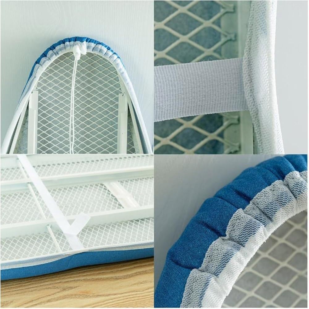 Elastic Ironing Board Cover - Heat Resistant, Cotton Fabric with Heavy Duty Padding for Large Boards (30x13 inch, 76x31 cm)(76 * 31Cm/30 * 13Inch)