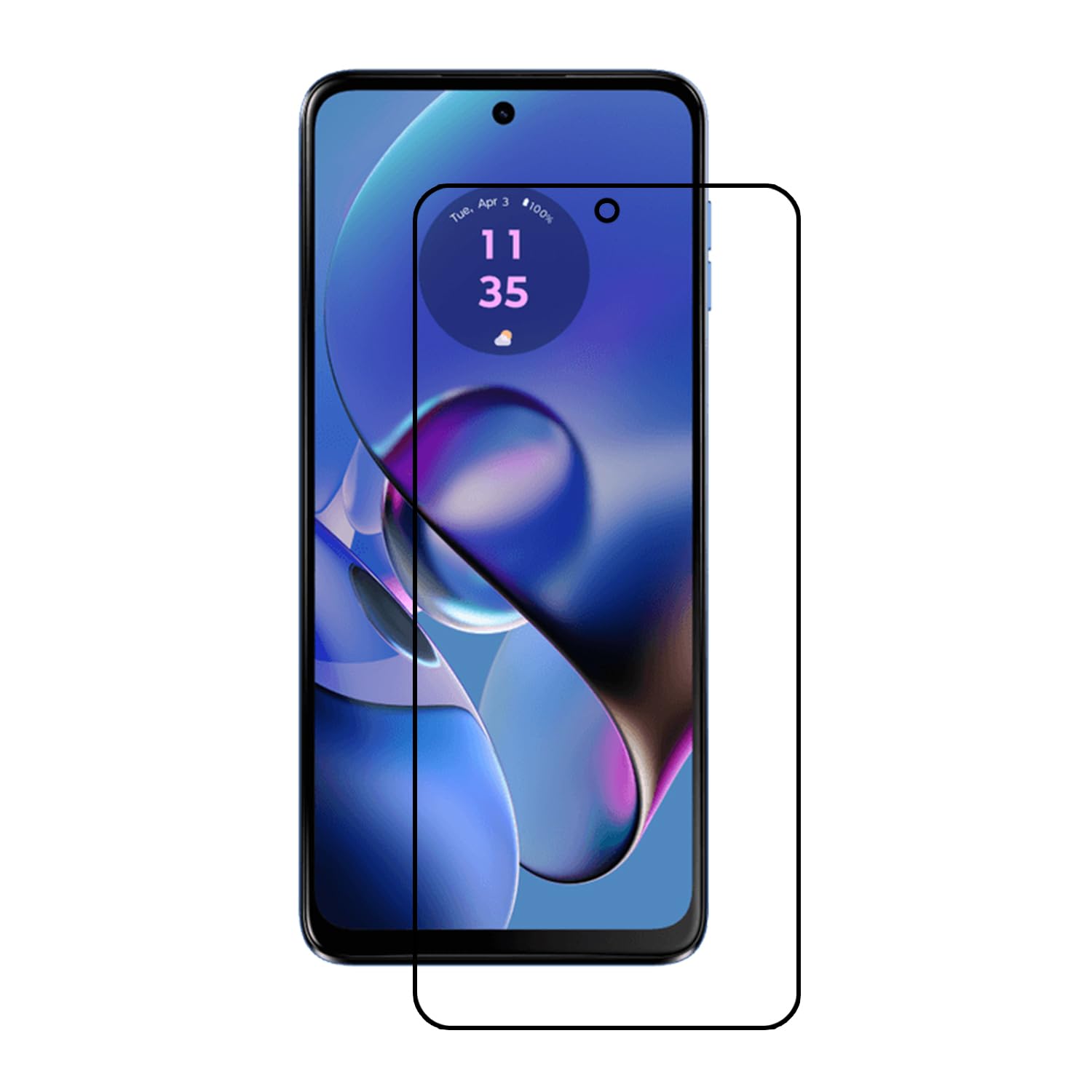 Tough Lee Tempered Glass Screen Guard Protector for Motorola Moto G64 5G (Edge to Edge Coverage) (with Easy Installation Kit) (Black) (Pack of 1) (B0D39B8KRZ) Amazon Price History, Amazon Price Tracker