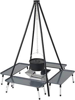 Amazon | ロゴス(LOGOS) ROSY 囲炉裏ラックテーブル 81064131 | ロゴス