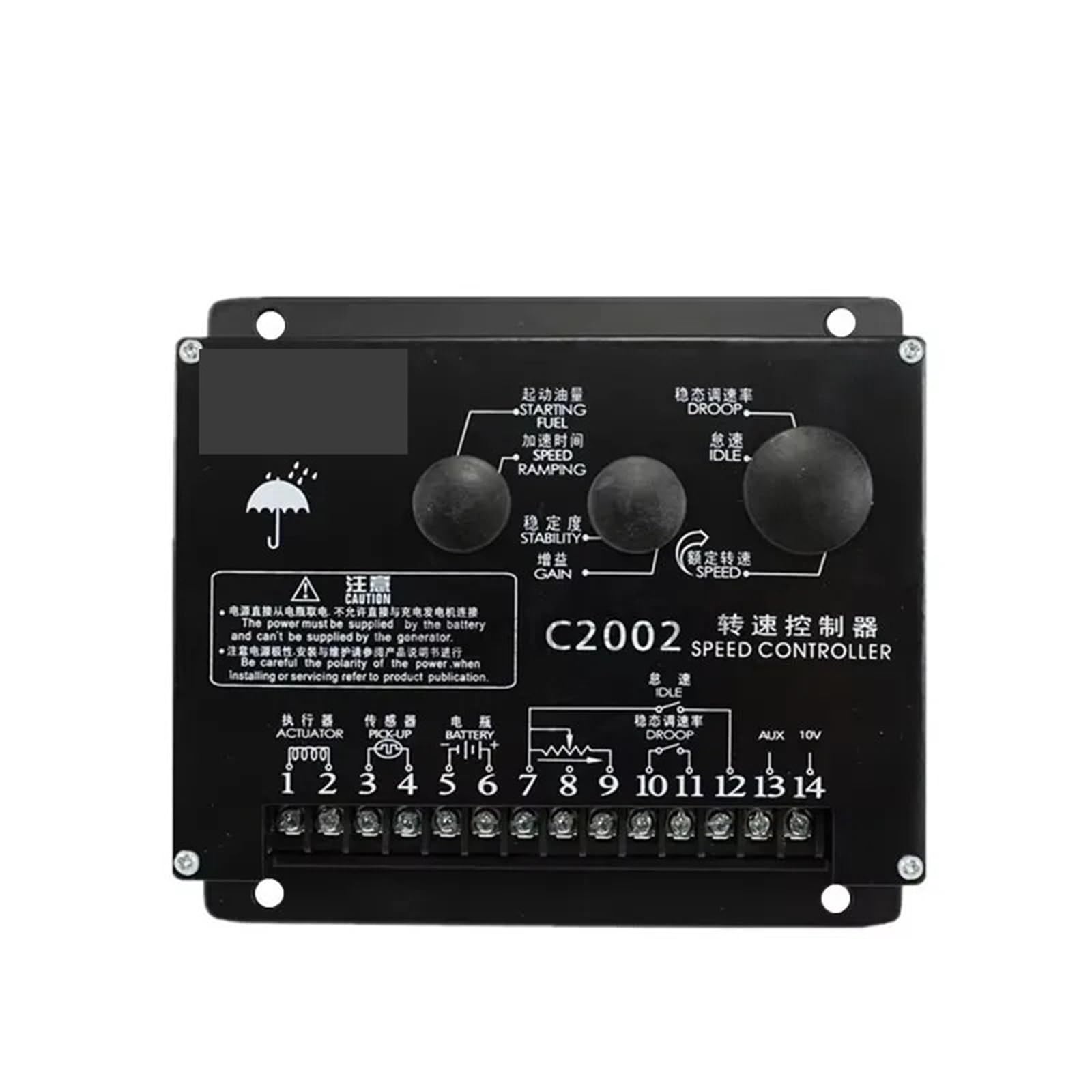 C2002 G-Set regulator prędkości obrotowej, kontroler do generatora, 1 szt