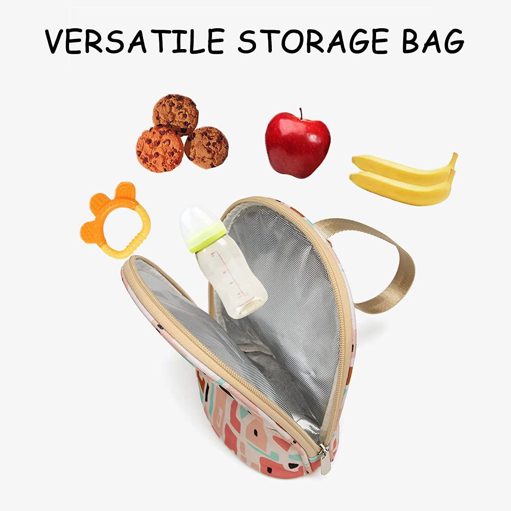 Borsa termica per latte materno Borsa termica per biberon Borsa da viaggio impermeabile per biberon Borsa da viaggio multifunzione per allattamento isolamento a 3 strati Si fissa facilmente