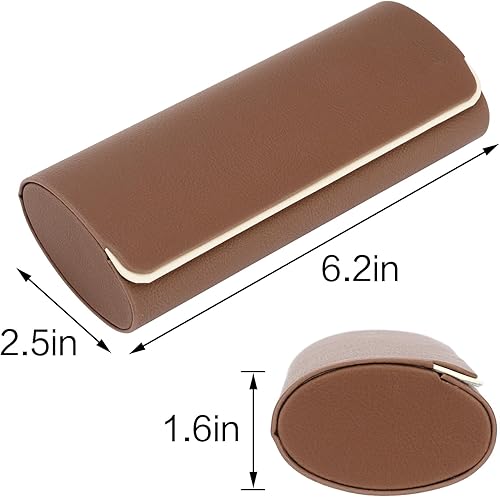 Miniatura 3 de Vemiss Estuches rígidos para gafas, estuche ligero y portátil para mujeres y hombres