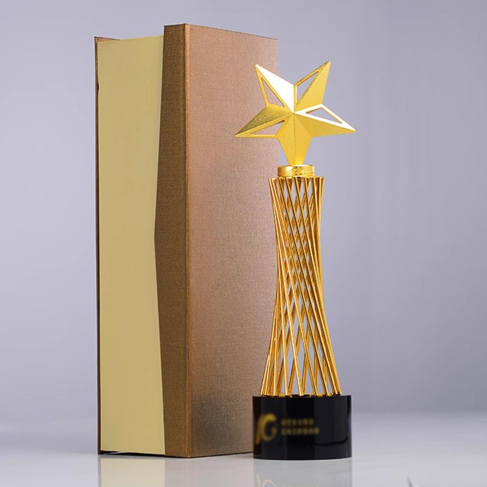 Trophée en Métal Doré Trophée D'employé Exceptionnel Trophée De Championnat Trophée De Réunion Annuelle d'entreprise Souvenir De Cérémonie De Remise De Prix