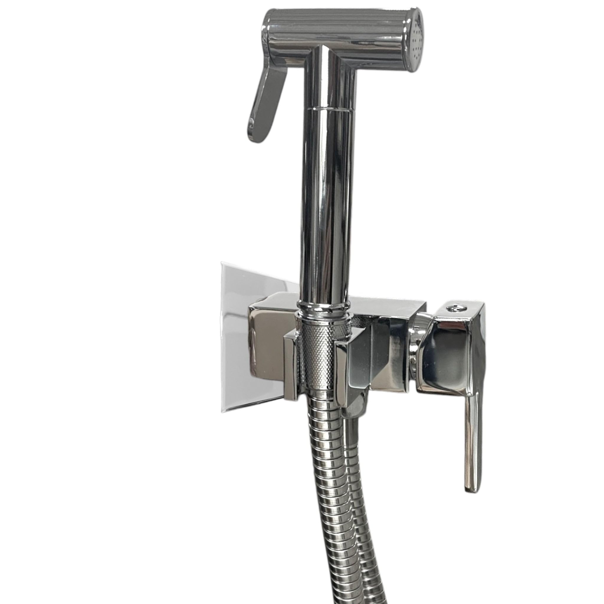 Kit Idroscopino Bidet in Ottone con Miscelatore Integrato – Set Completo di Alta Qualità per Igiene Personale, Facile da Installare e Resistente alla Corrosione
