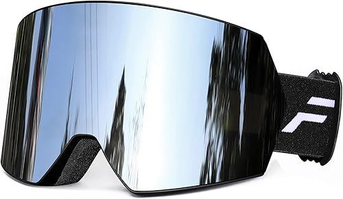 FMY Gafas de esquí para hombres, mujeres y jóvenes Protección UV400 antivaho para snowboard y esquí para adultos