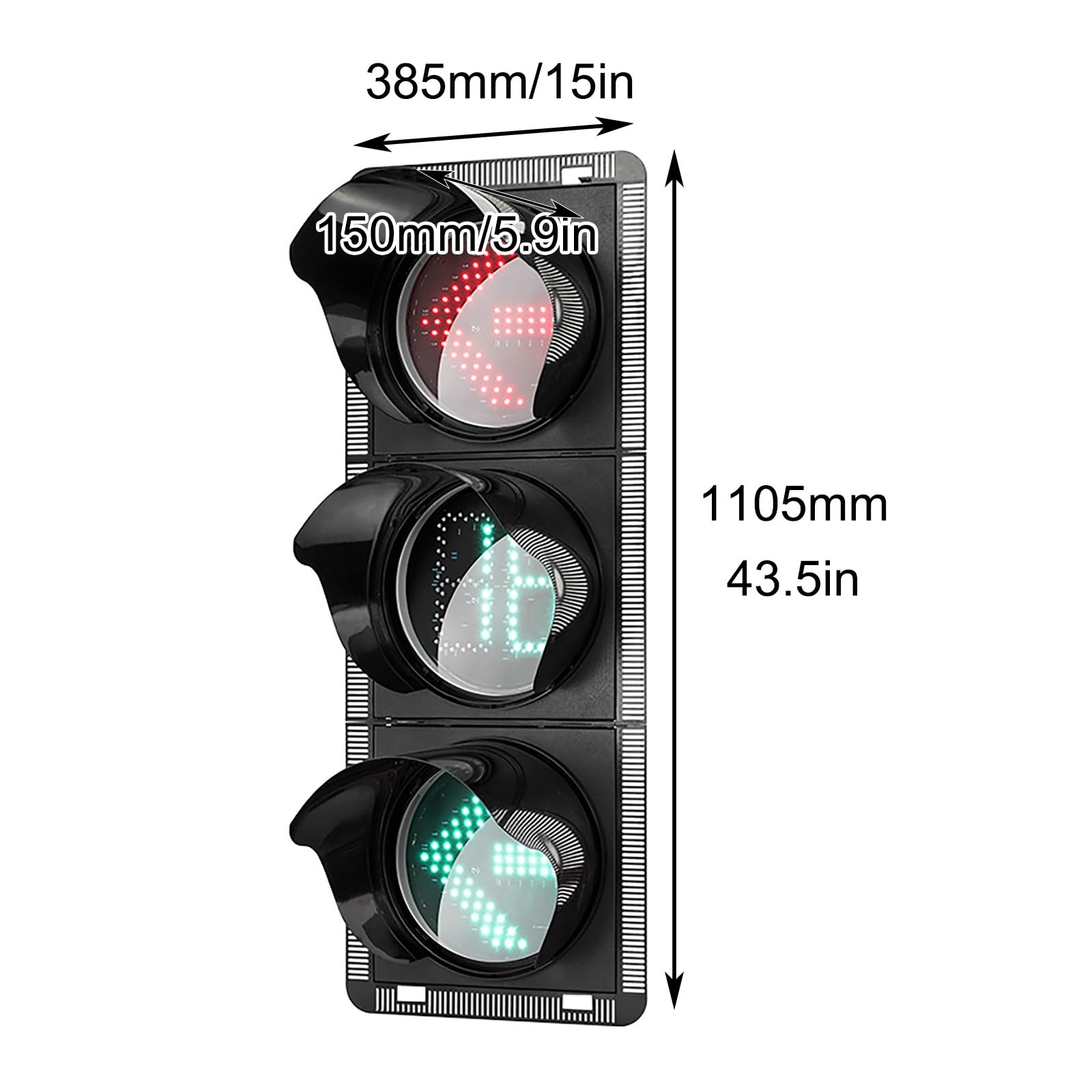 Lampa sygnalizacyjna, czerwone żółte zielone światło sygnalizacyjne, kierunkowskaz ostrzegawczy, Ndustrial LED sygnały drogowe, obudowa PC Stop and Go Light