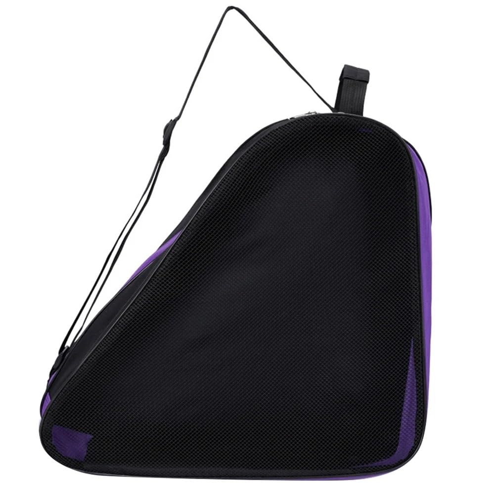 Tracolla da sci Borsa per pattini a rotelle Borsa per scarpe da pattinaggio su ghiaccio Borsa per scarponi da sci Borsa a tracolla per pattinaggio su ghiaccio multiscomparti attrezzatura da sci