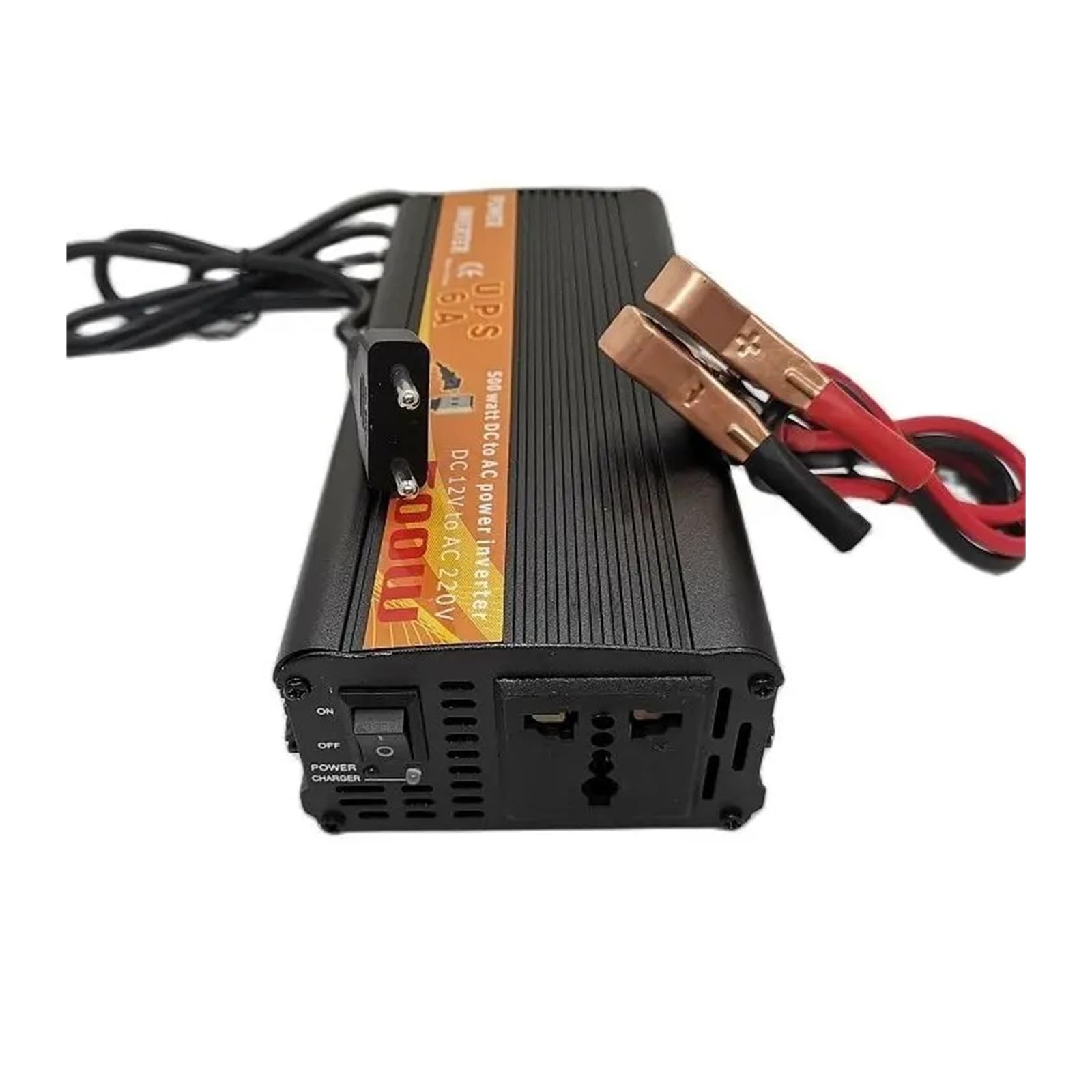Convertidor Adaptador Inversor Onda Modificada UPS Emergencia 500W CC 24V CA 110V 60HZ Cargador Batería Coche Doméstico inversor