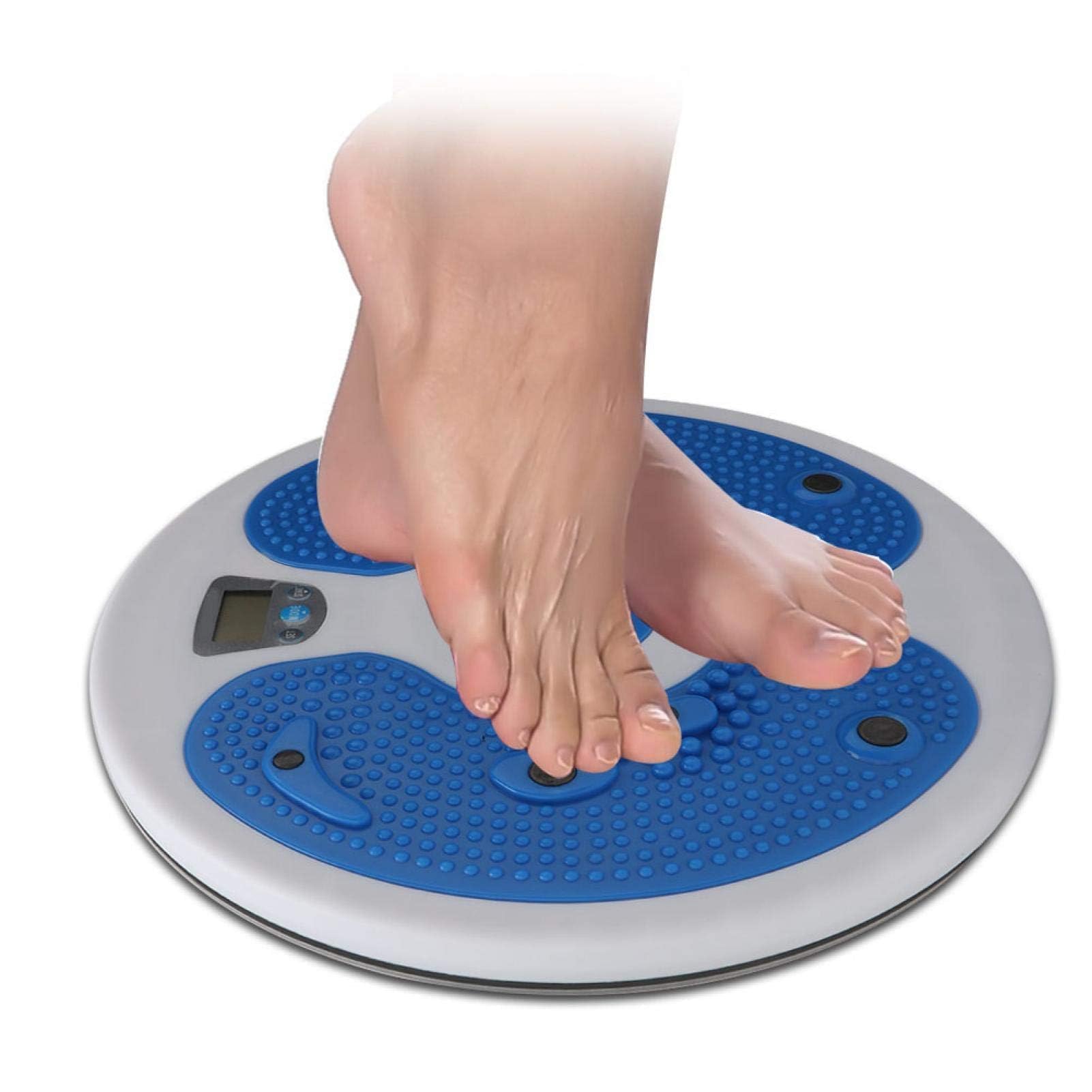 Vbestlife Disco Giratorio de Cintura, Disco Magnético para Masaje de Cintura, Equipo Electrónico de Fitness para Contar Calorías