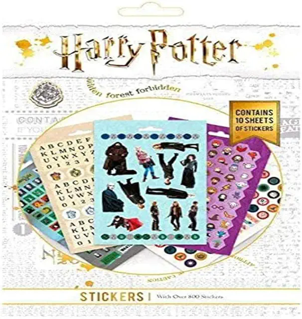 Lot de 800 autocollants Harry Potter - Stickers officiels