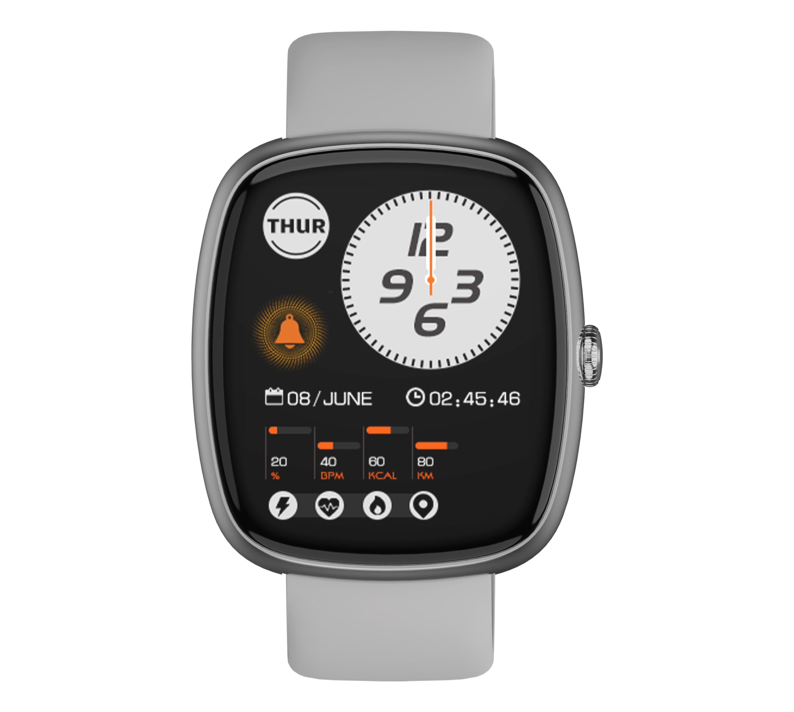 TIMEX iConnect Calling Ace+ 1.83"(4.6 cm) 3D UI Display with Functional Crown and BT Calling Smartwatch for Unisex - TWIXW1502T-picture-22
