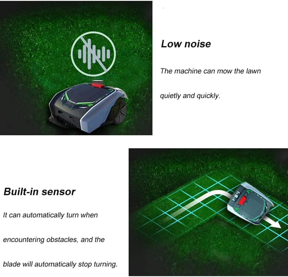 Tondeuse robot pour grandes pelouses jusqu'à 1500 m² avec 25% de pente - Navigation par satellite intelligente — vue 3