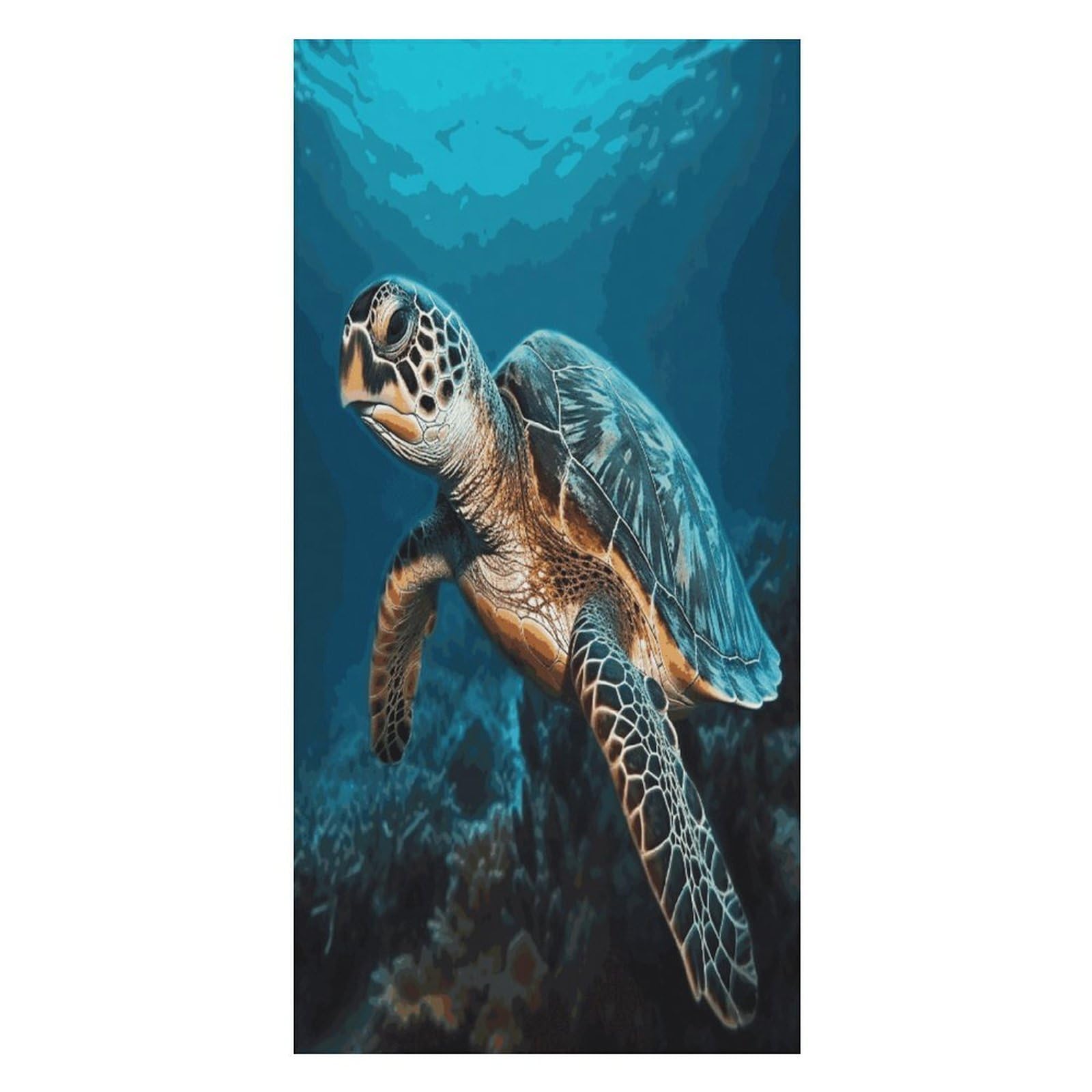 Adfgyerh Unisex Style Sea Turtle2 Bath Towels Beach Towel Lightweight Quick Dry, Bath Towel For Travel Sports Pool Swimming Bath Camping Yoga Adults160x80cm