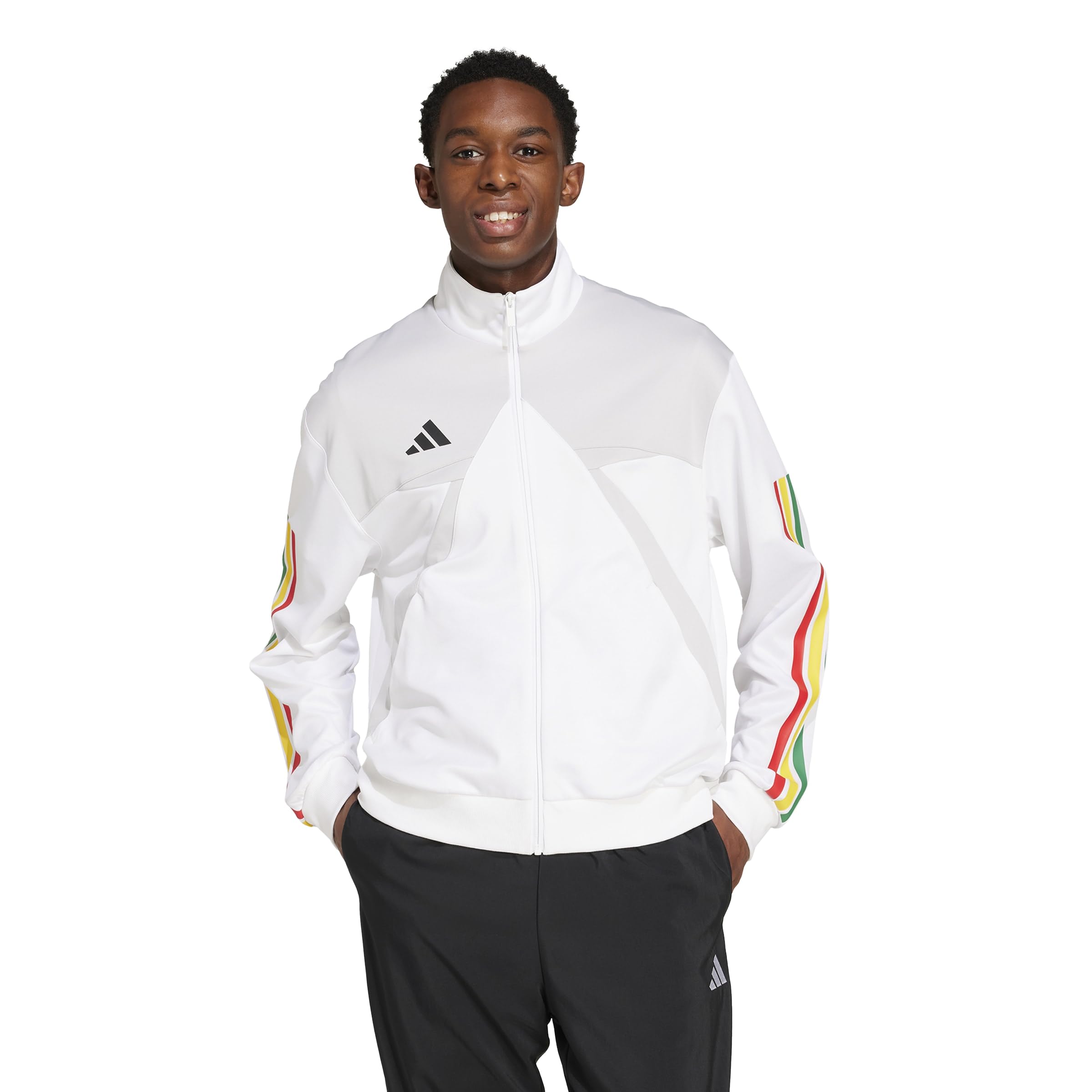 adidas Men's House of Tiro Nations Pack Sportswear Track Top Outer Jacket, White/Grey/Black, X-Large-picture-32