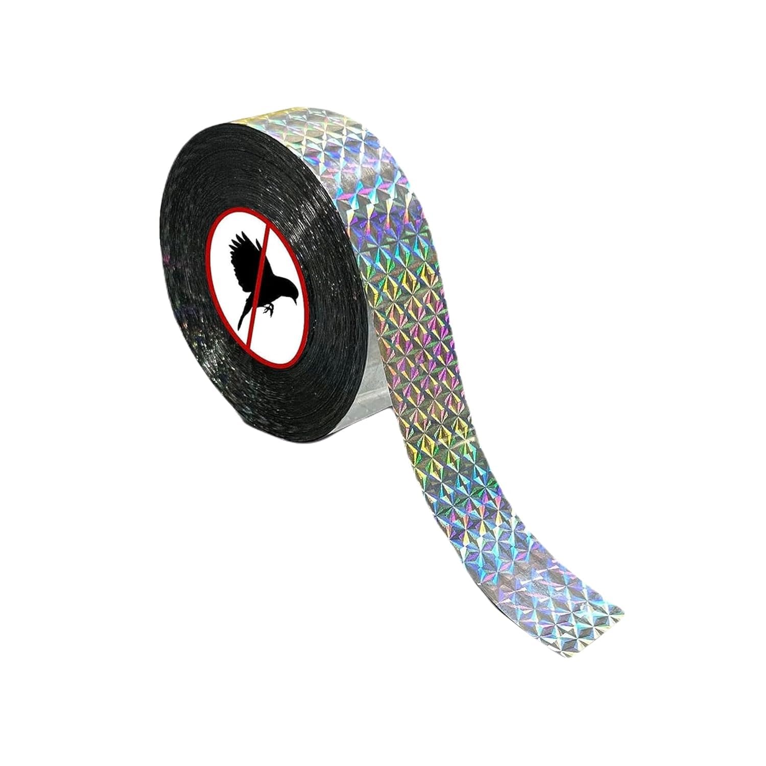 Holographic Reflective Bird Scare Tape – Outdoor Garden Deterrent Ribbon 2.4cm Width Durable, Weatherproof, Reflective Flash Tape for Pest Control.2 Pcs-image-49