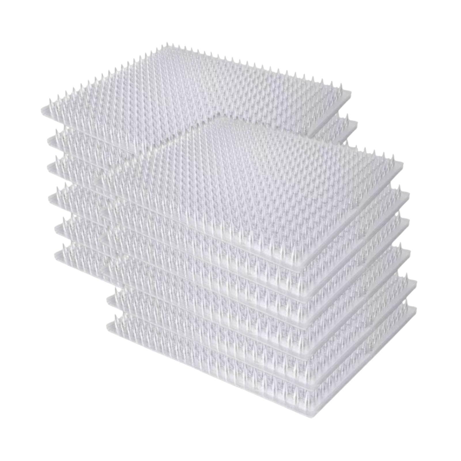 Set di 12 Tappetini Antigatto, Tappetini Barriera per Animali Domestici, Funzione Repellente per Animali, Materiale PP, Adatti per Casa, Giardino, Set da 12 Pezzi Trasparenti