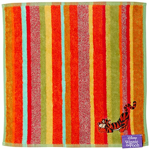 丸眞 ミニタオル ディズニー くまのプーさん オレンジアドベンチャー 綿 抗菌防臭加工 杢糸 2006027400