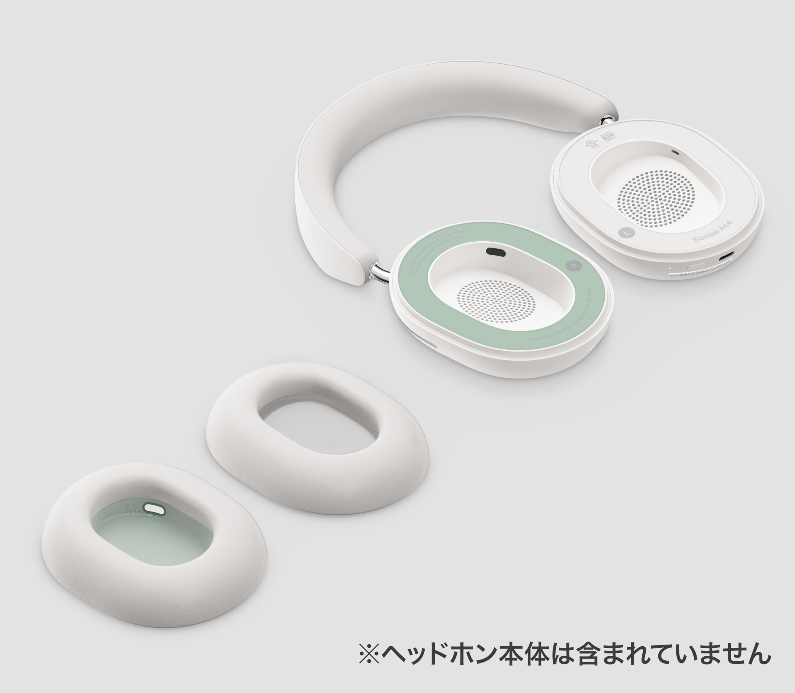 Amazon.co.jp: Sonos ソノス Ace 交換用イヤーパッド Ear Cushion
