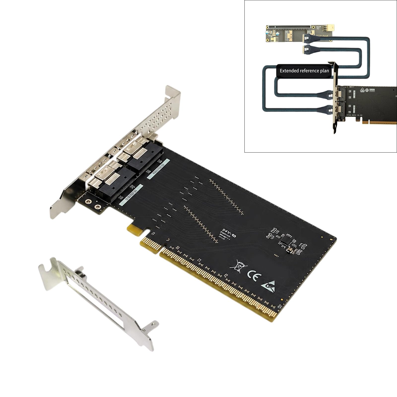 Scheda di collegamento NVMe per workstation