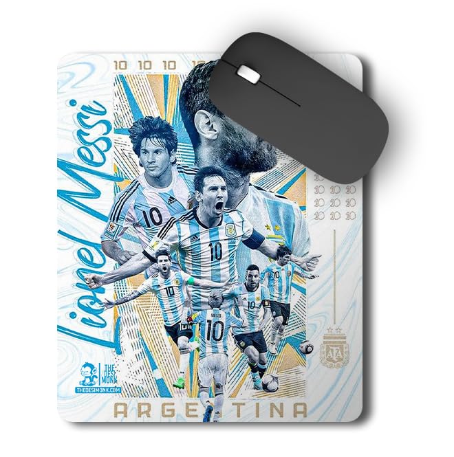 The Desi Monk Messi Mouse Pad for Gamers | Football Anti Skid Technology Mouse Pad for Computers| PAD-172 (B0CWPKGFKN) Amazon Price History, Amazon Price Tracker
