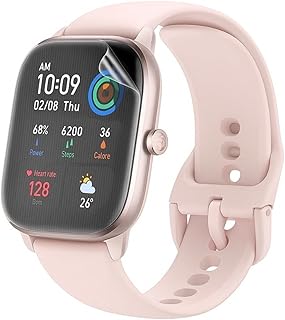 واقي شاشة هيدروجيل مرن من بيشياكا (3 قطع) متوافق مع امازفيت جي تي اس 4 ميني - وضوح HD خالٍ من الفقاعات، سهل التركيب، شاشة تغطية كاملة، مقاوم للغبار - ليس زجاجًا