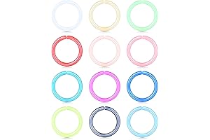 16 GAKE RETAINER: Acrylic Bioflex Flexible Septum Ring