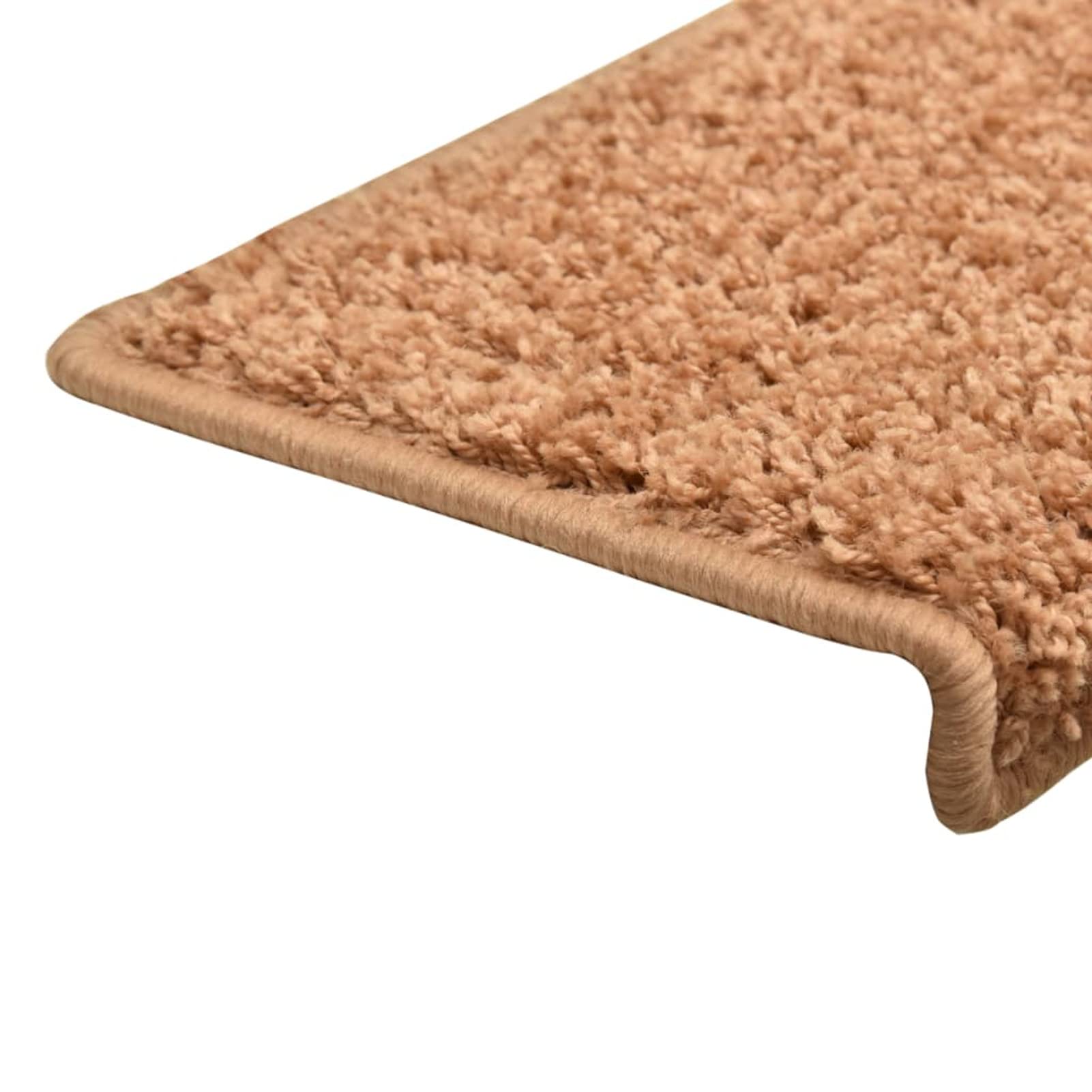 Leepesx Tappetini per Scale 10 pz 65x25 cm Marrone h,Tappetini per Scale,Tappetini per Scale Antiscivolo,Tappetini Autoadesivi per Scale