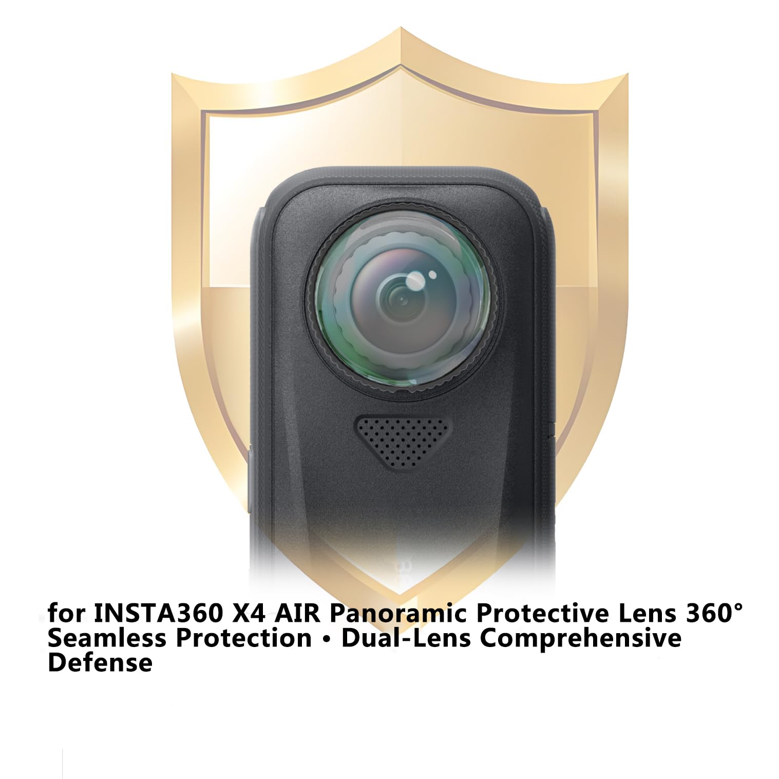 X4 protezioni per lenti d'aria per Insta360 X4 Air, rotanti ottiche in vetro temperato/PC Lens Protector Case copriobiettivo per fotocamera Insta 360 X4 Air Accessori (PC)