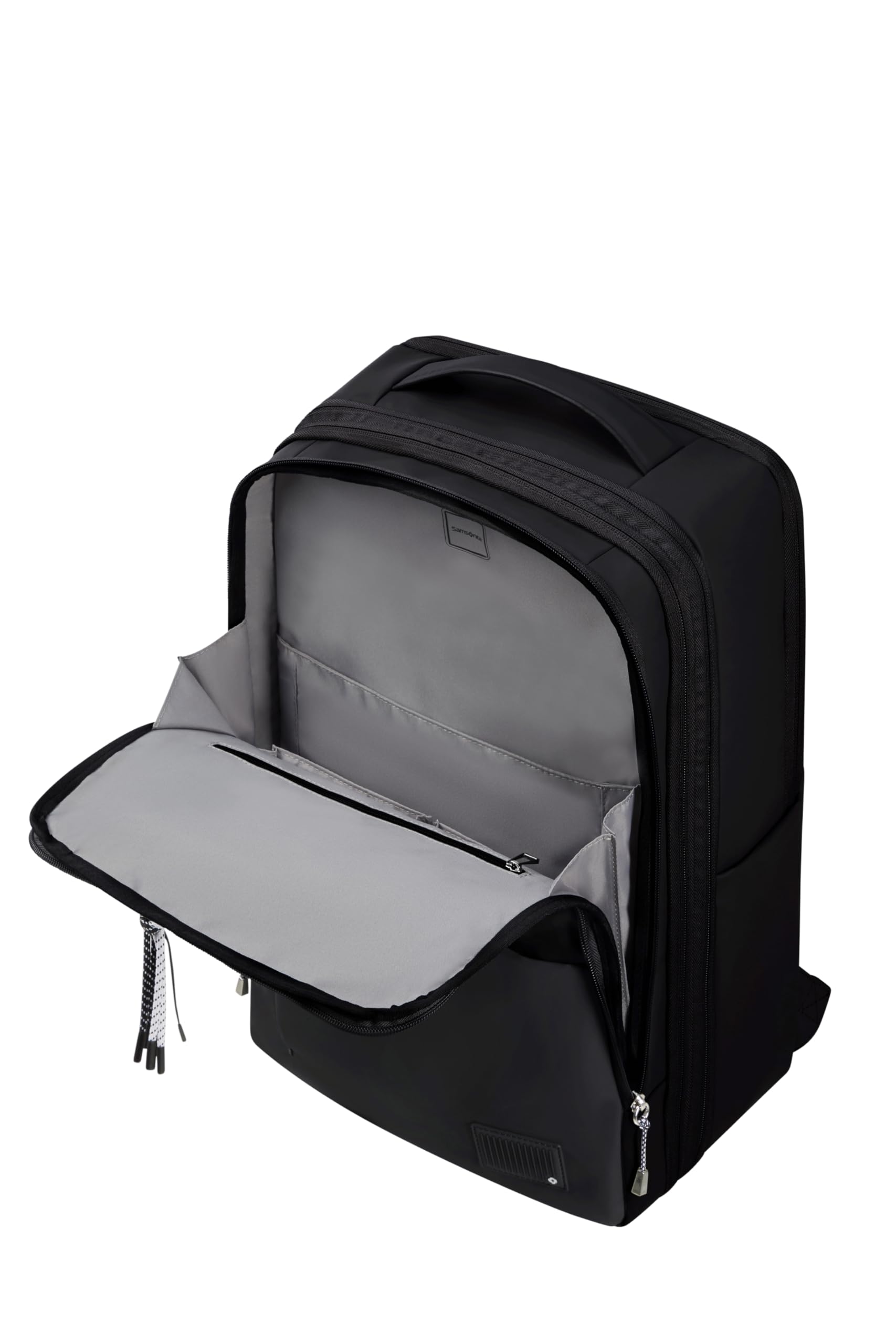 Samsonite Wander Last - EasyJet Kabinentasche (44 x 30 x 16.5/21.5 cm - 26/29 L - 1.30 kg) - Untersitz Handgepäck, Flugzeug Rucksack M, Underseat - Schwarz (Black)