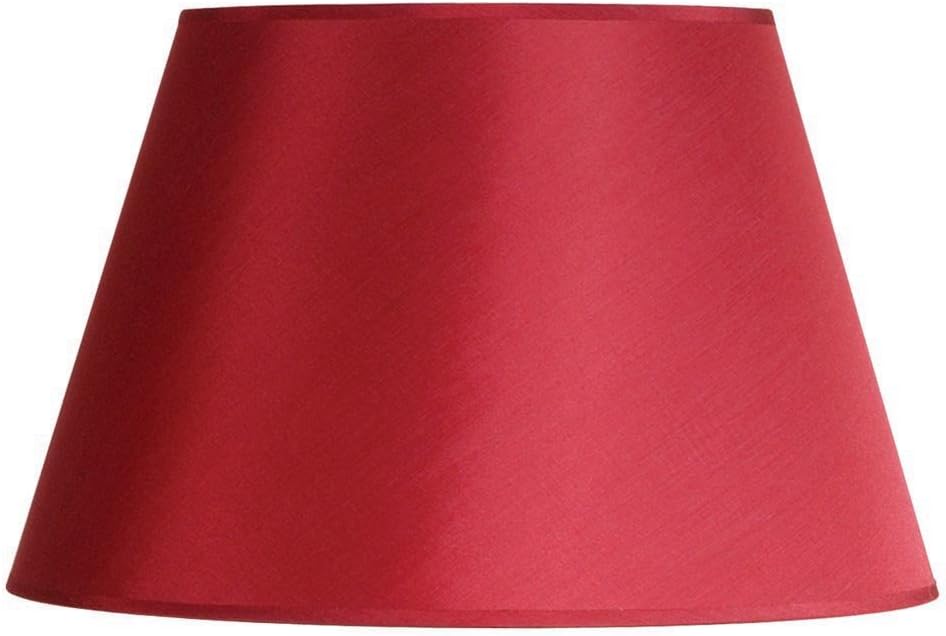 Laura Ashley SBB01316 Charlotte 16Inch Barrel Shade, Red Lampshades