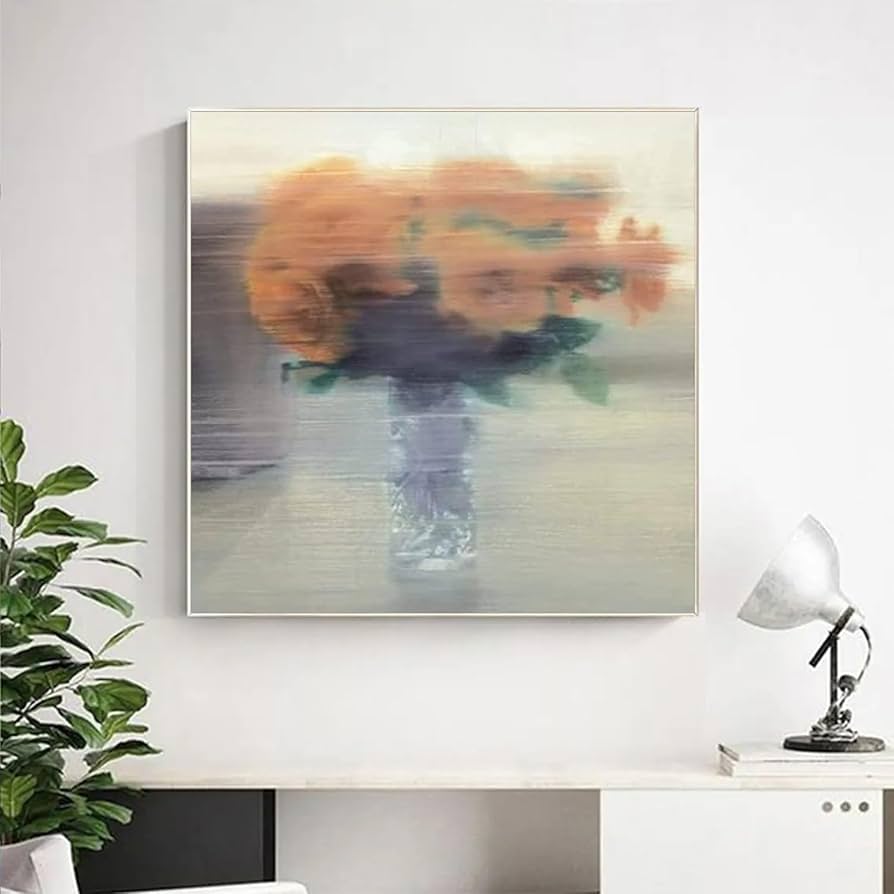 Amazon｜ゲルハルト・リヒターのポスター花束の壁画ゲルハルト