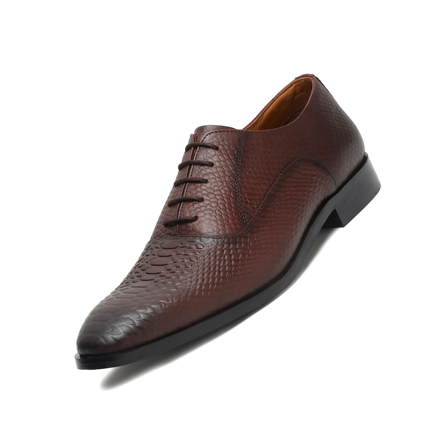 LOUIS STITCH Formal Shoes for Men | Handcrafted Derby in Authentic Italian Leather | Unique Design, Lace-Up for Business Brunette Brown | UK Size 9 (EUSNBB) (B0995YTG34) Amazon Price History, Amazon Price Tracker
