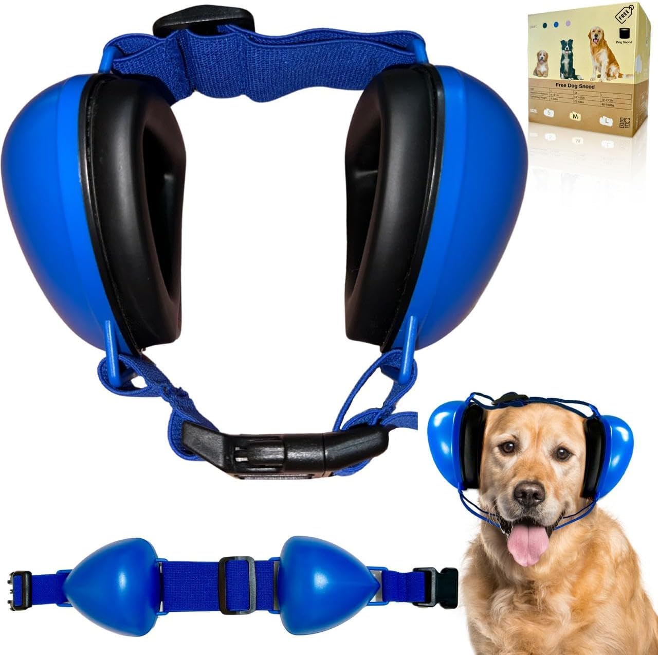 Dog Headphones for Fireworks, Dog Ear Muffs Noise