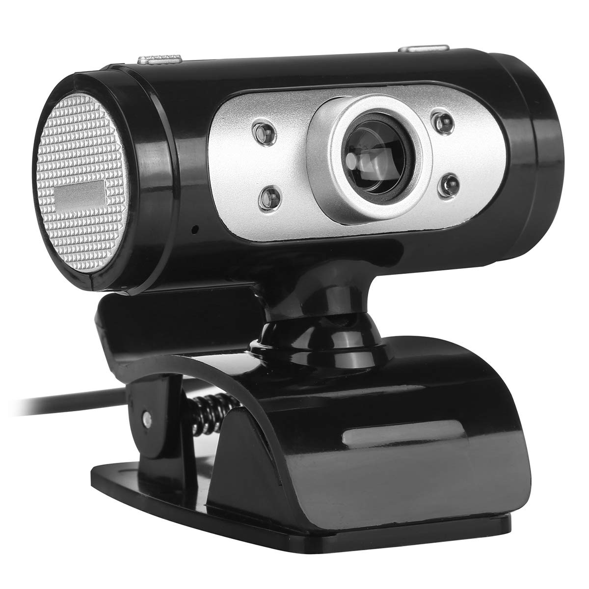 topseller-hzy Computer Camera Web USB Camera HD 720P Clip-on Web Camera with Microphone LED Light