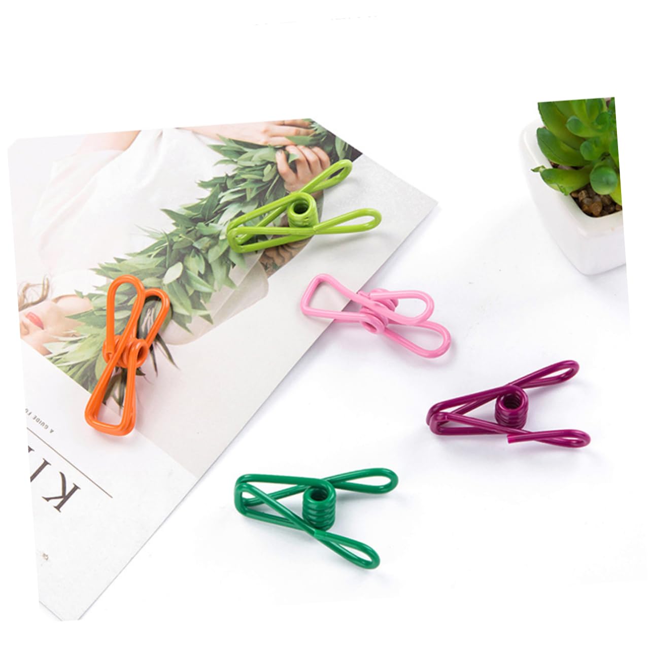 Ciieeo 70 pezzi Mollette per Bucato da Clip Antivento per Asciugare Vestiti Resistente e Leggero per Asciugamani Jeans Casuale Colore Casuale