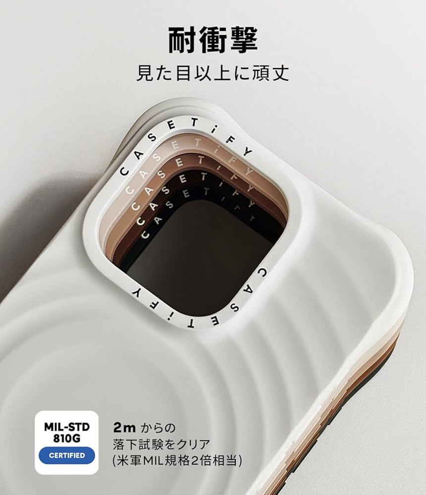 Amazon.co.jp: CASETiFY ウェーブ シリコン iPhone 16 Pro