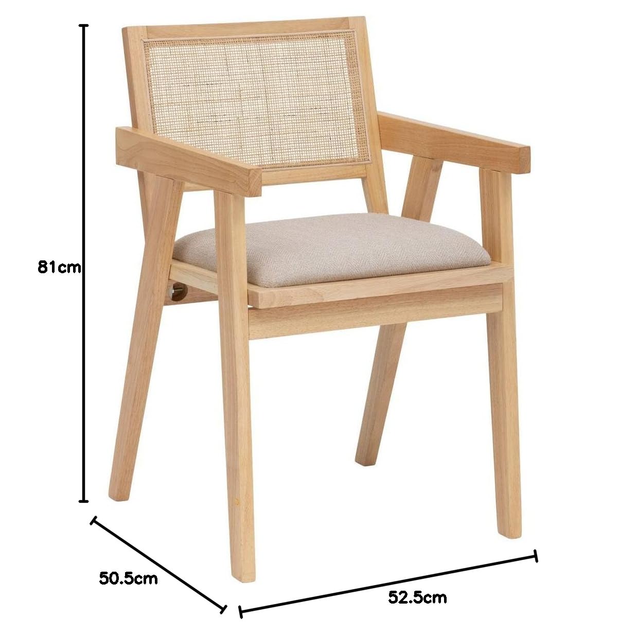 Atmosphera - Tischsessel Kolia - Beige