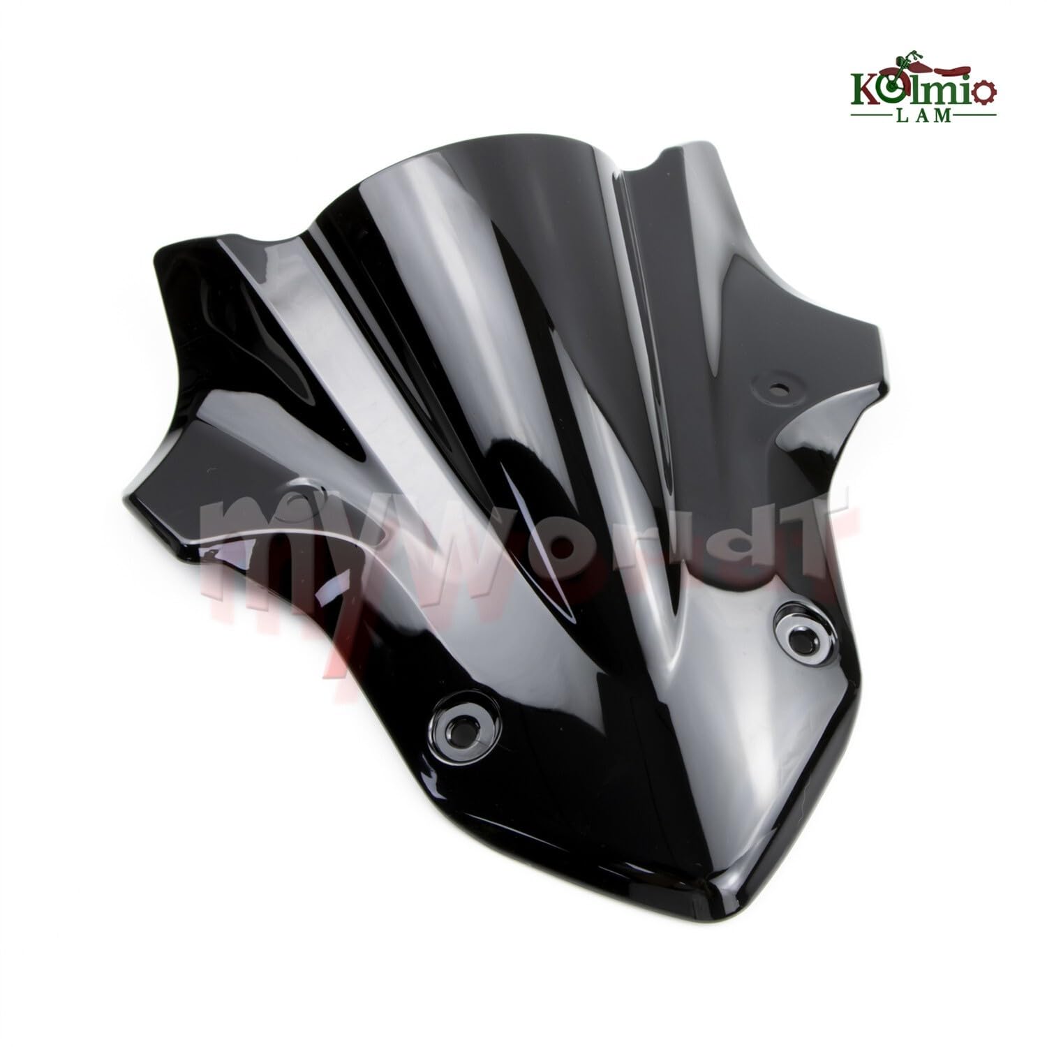 Pare-Brise Noir ABS pour Kawasaki Z900 2017-2019 - Protection Aérodynamique
