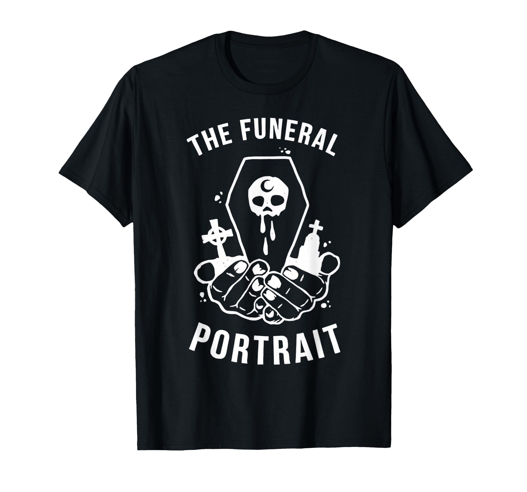 The Funeral Portrait Coffin Skull T-Shirt